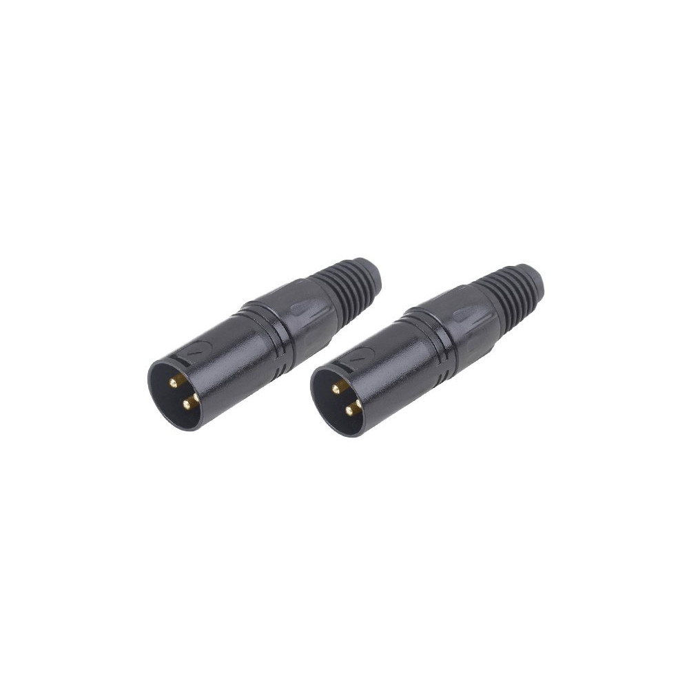 Coppia connettori XLR M
