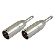 Adattatori  XLR M /Jack 6,3mm mono