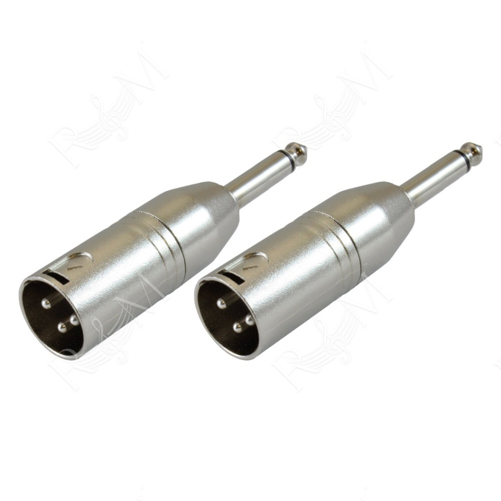 Adattatori  XLR M /Jack 6,3mm mono