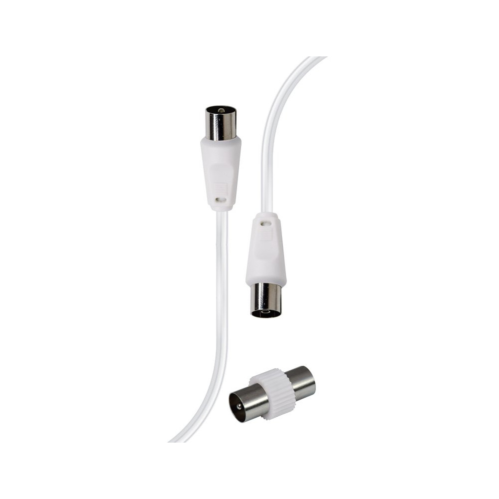 Cavo antenna M/F 1,5mt bianco