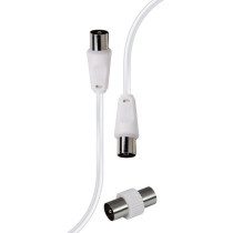 Cavo antenna M/F 5mt bianco