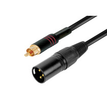 Cavo audio XLR M - RCA M 2mt