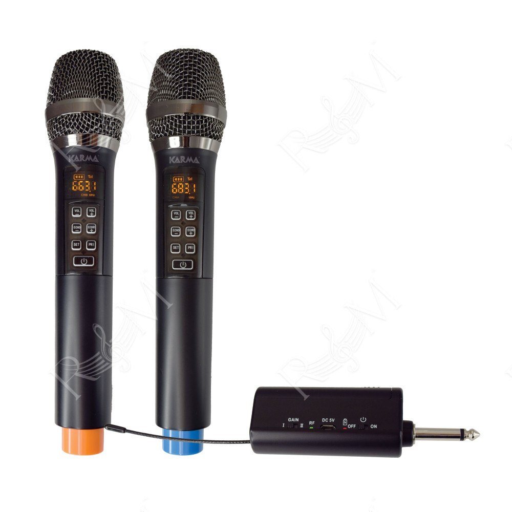 Doppio radiomicrofono karaoke