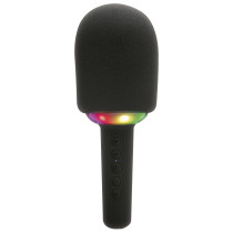 Microfono Karaoke con effetti luce - colore nero
