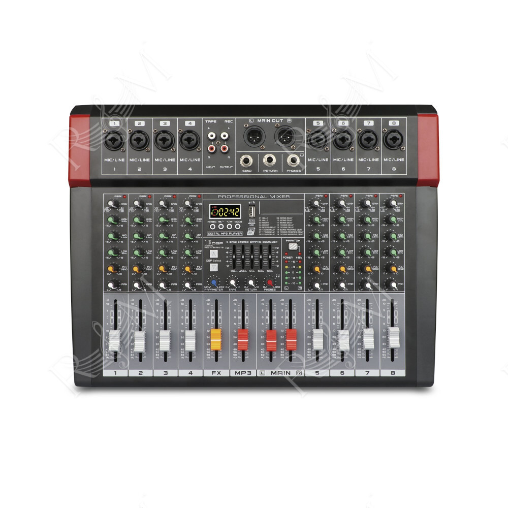 Mixer microfonico 10 canali
