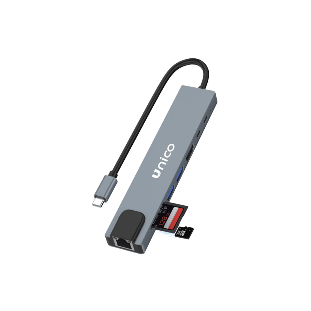 Adattatore 8 in 1 con spina TypeC
