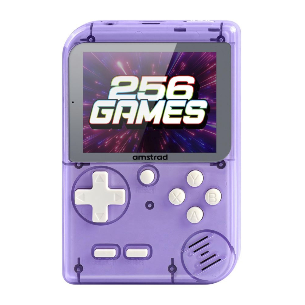 Console di gioco portatile viola