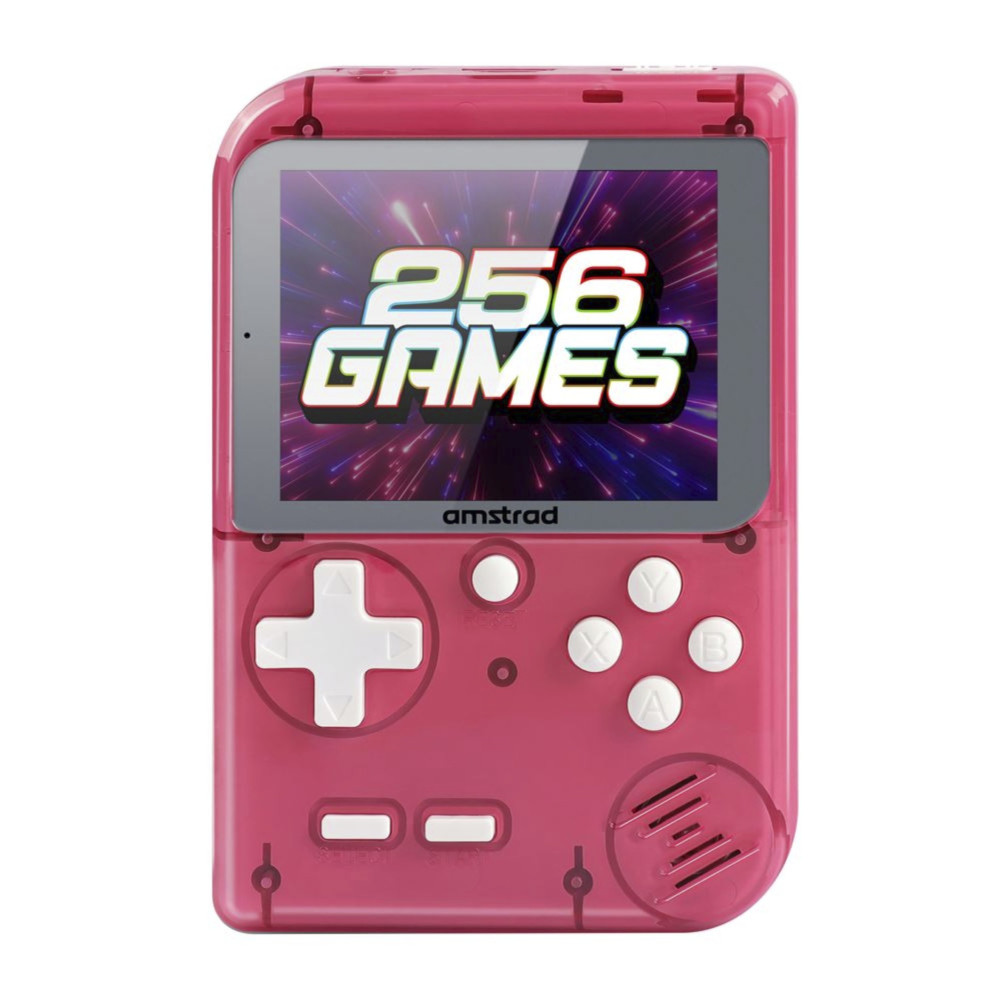 Console di gioco portatile rosa