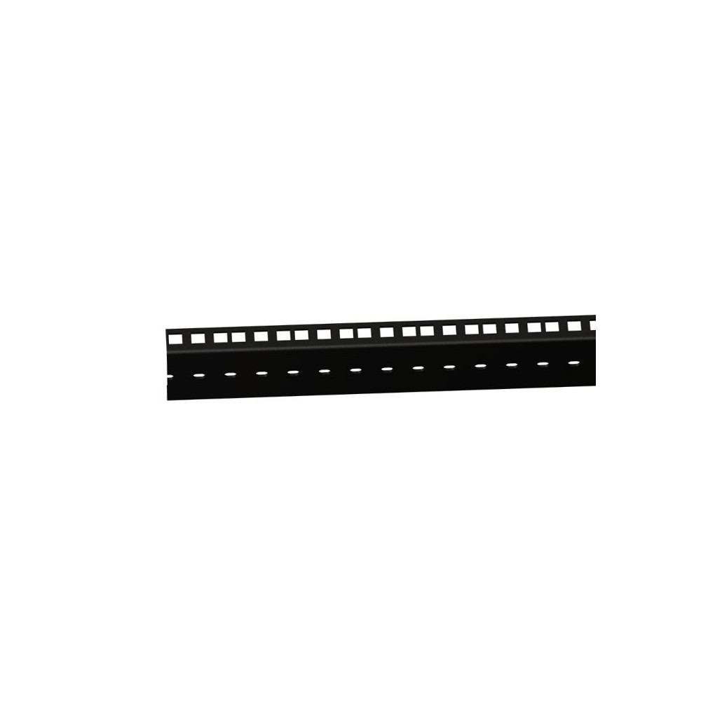 Adam Hall 19" Parts RACK RAIL 45 BLACK DOUBLE
