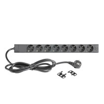 Adam Hall Cables RACK PDU 8S USB