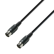 Adam Hall Cables 3 STAR MIDI 0150 BLK