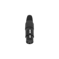 Adam Hall Connectors 3 STAR C XF3 BLK
