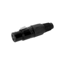 Adam Hall Connectors 4 STAR C XF3 BLK