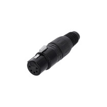 Adam Hall Connectors 4 STAR C XF5 BLK