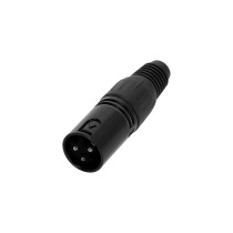 Adam Hall Connectors 4 STAR C XM3 BLK