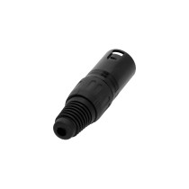 Adam Hall Connectors 4 STAR C XM3 BLK