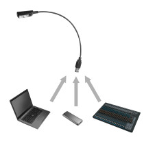 Adam Hall Stands SLED 1 USB PRO