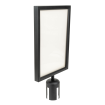 Sign Holder for Barrier Black