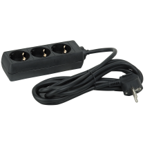 3-way Socket 3x 1.5 mm²