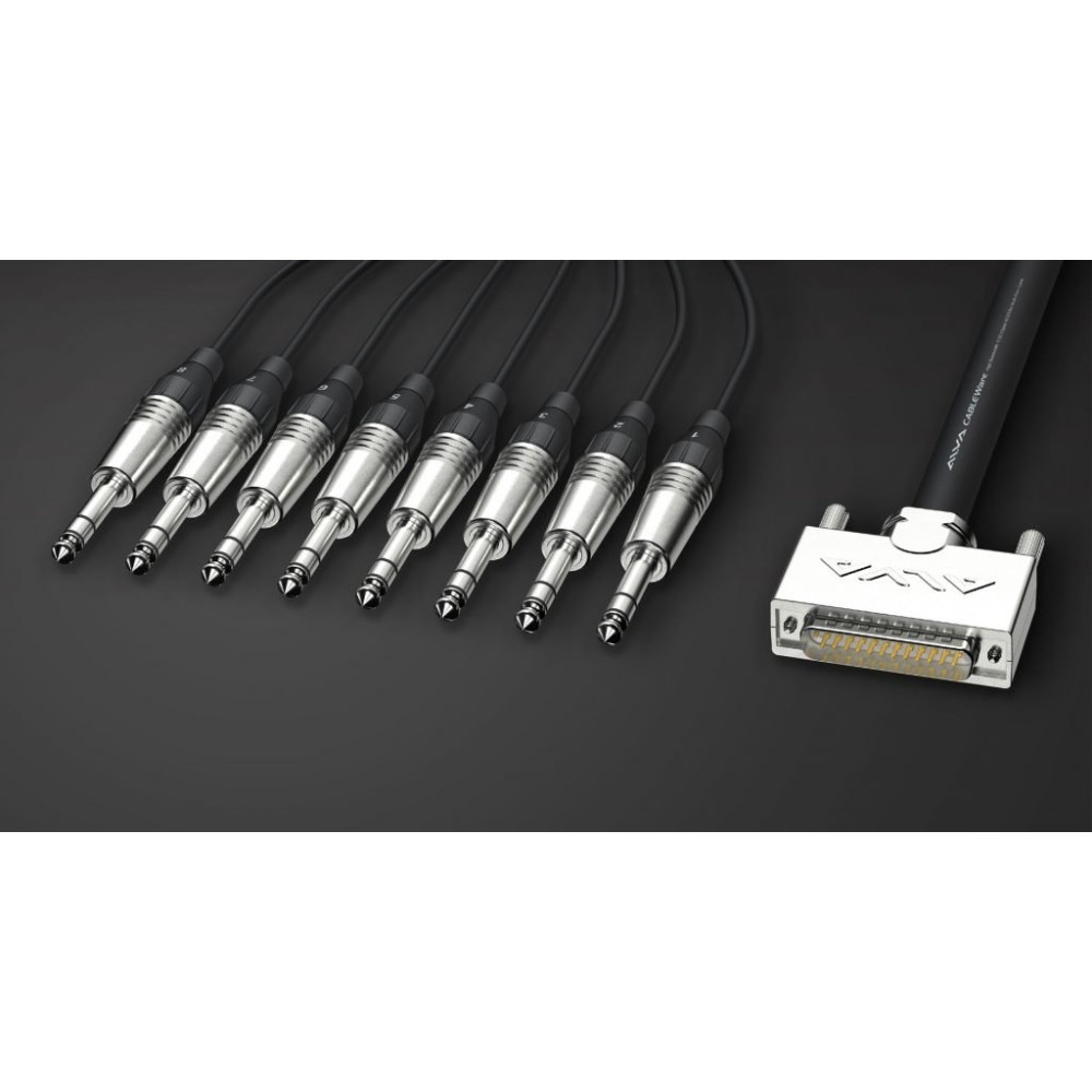 D-Sub 25 <> 8 x TRS Stereo 2m