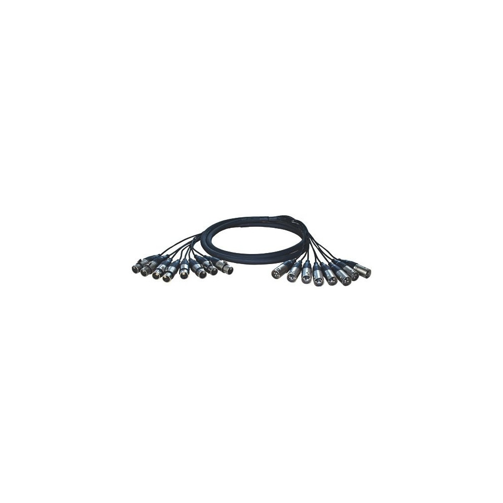 Multi-core 8 XLR F <> 8 TRS 6.3mm 2m