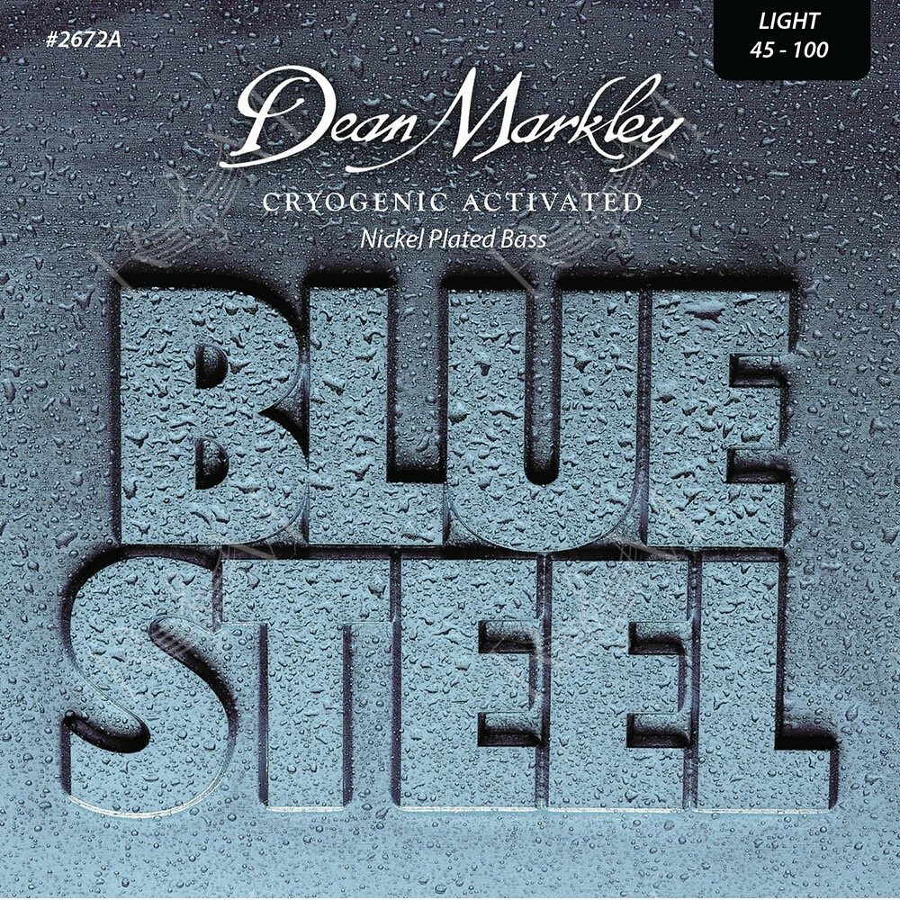 Corde Basso El Blue Steel Light 45-100