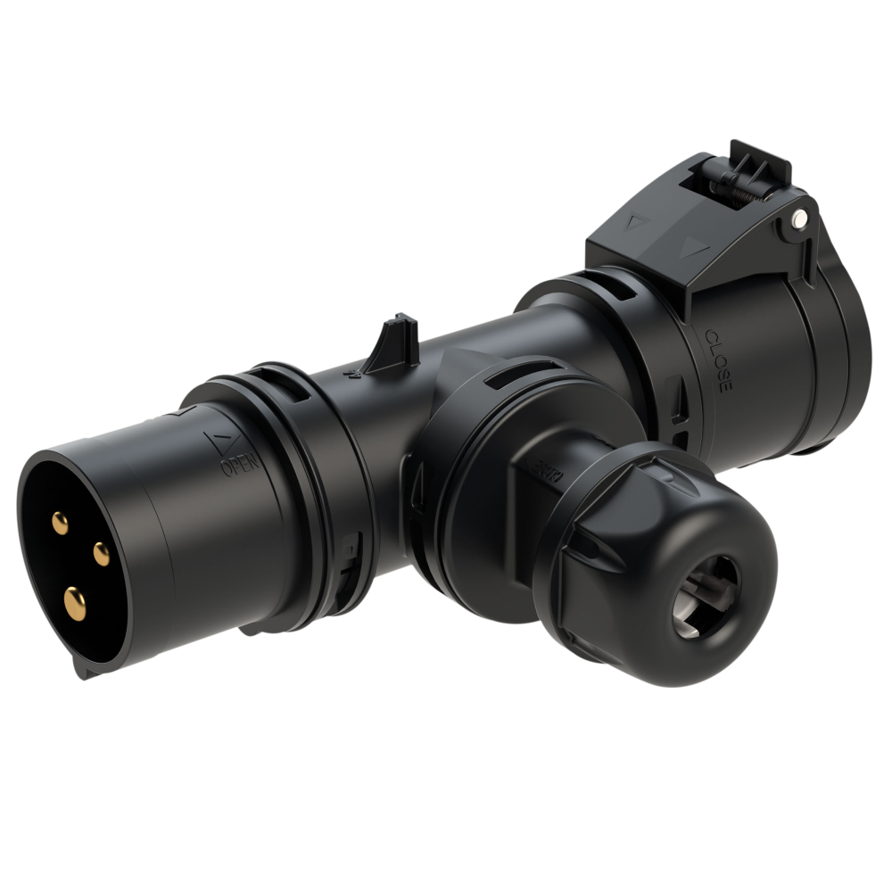 CEE T-Connect 16 A / 240 V - 3P Male/Female