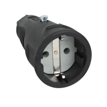 Rubber Schuko Connector Female