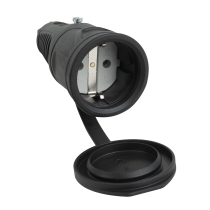 Rubber Schuko Connector Female