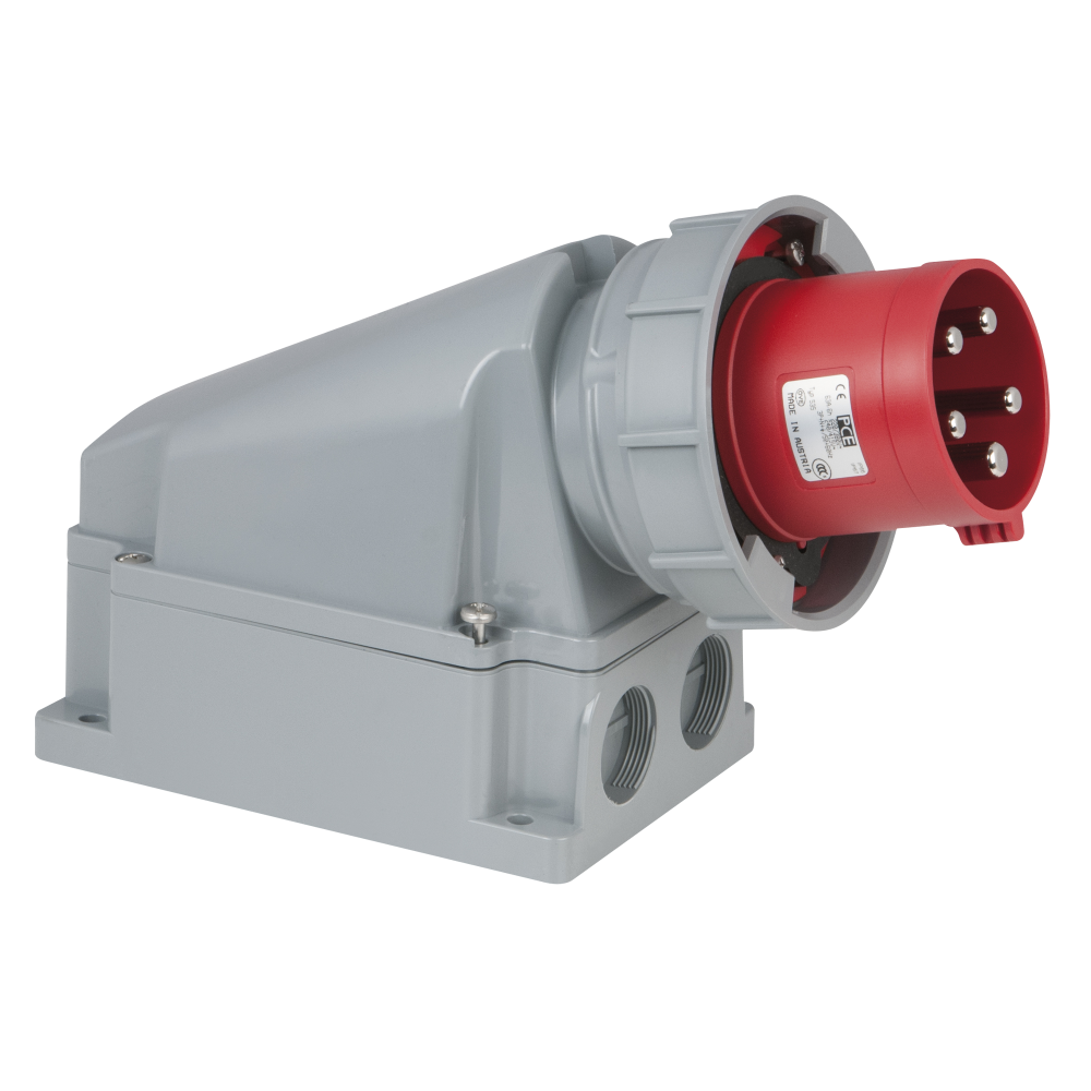 CEE 63 A/400 V 5P Wallmount - male