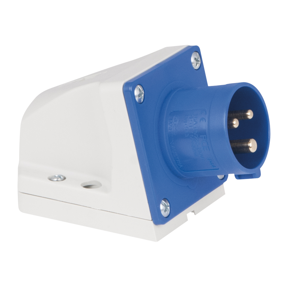 CEE 16 A/240 V 3P Wallmount - male