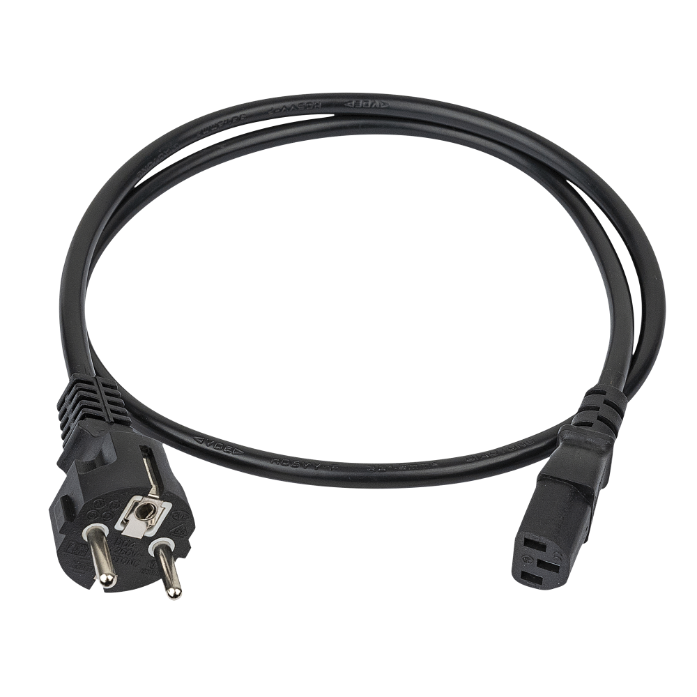 Schuko Male to IEC C13 3x 1.5 mm²