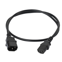IEC C13 Female to IEC C14 Male 3x 1.0 mm²