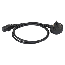 UK BS13 to IEC C13 plug 3x 1.0 mm²