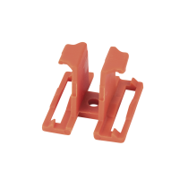 Mounting clip double for 4-pin and 5-pin cable connector