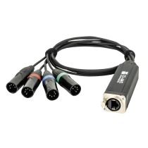CS-4M/5 - 4-channel DMX shuttle snake via network cable