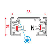 1-Phase Track 1000 mm