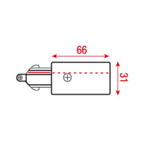 3-Phase Right Feed-In Connector