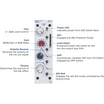 511 Mic Pre 500 Series