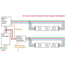 Havana Dropper RGB - 60 - 24 VDC