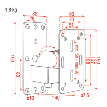 Compact Speaker Wall Bracket