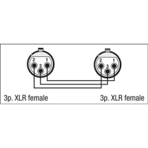 FLA21 - XLR 3P female to XLR 3P female