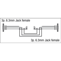FLA35 - Jack stereo female to Jack stereo female