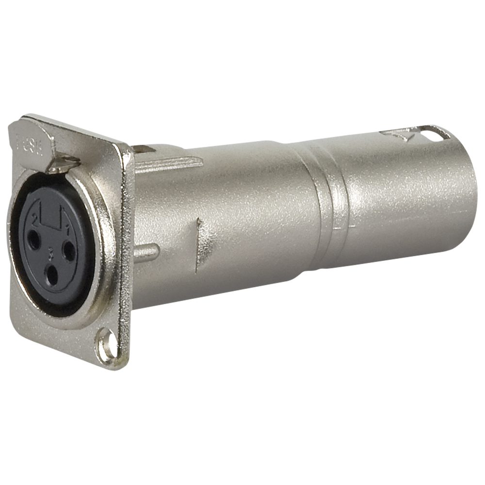 FLA50 - XLR 3P female to XLR 3P male chassis