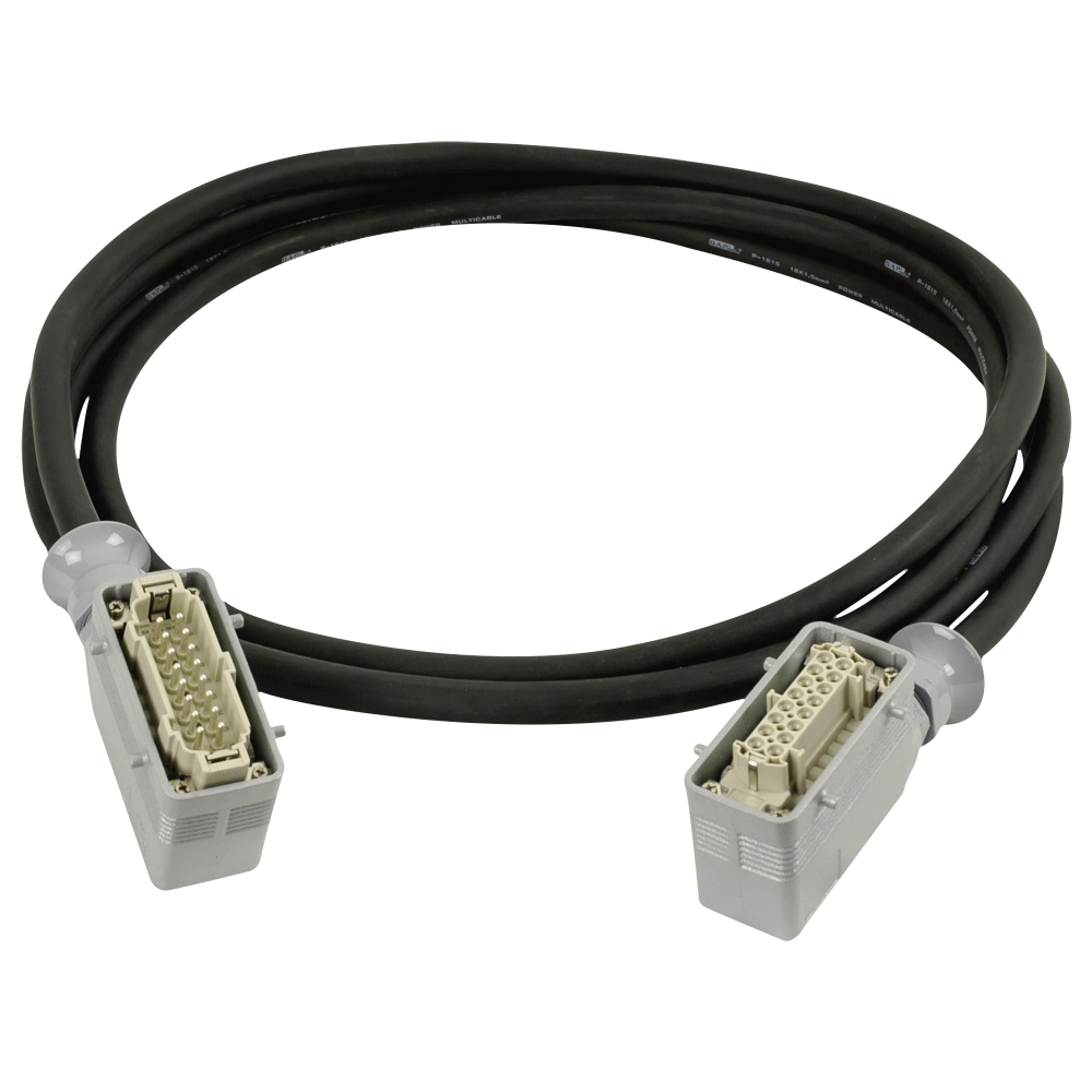 Power Multicable 16 Pin Male-Female, 16 x 1.5 mm²