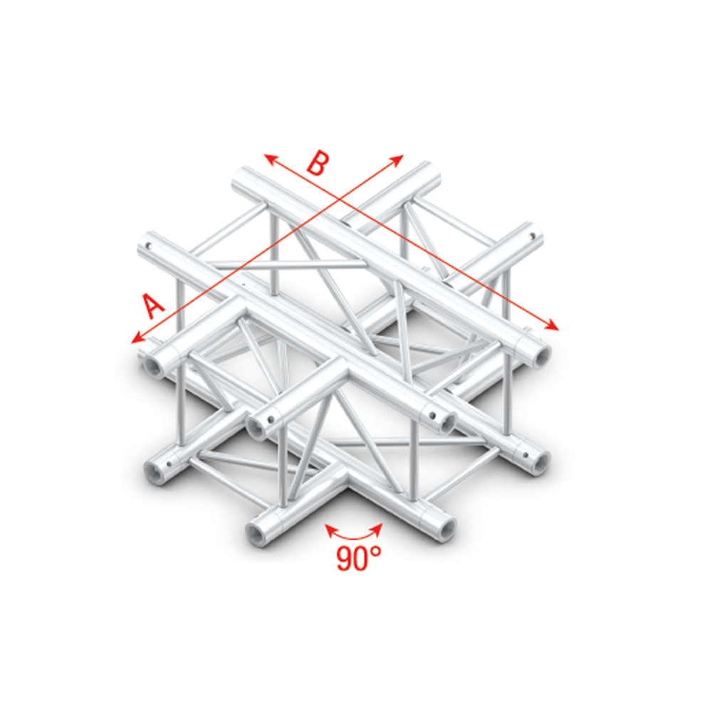 Pro-30 Square F Truss - Cross 4-way