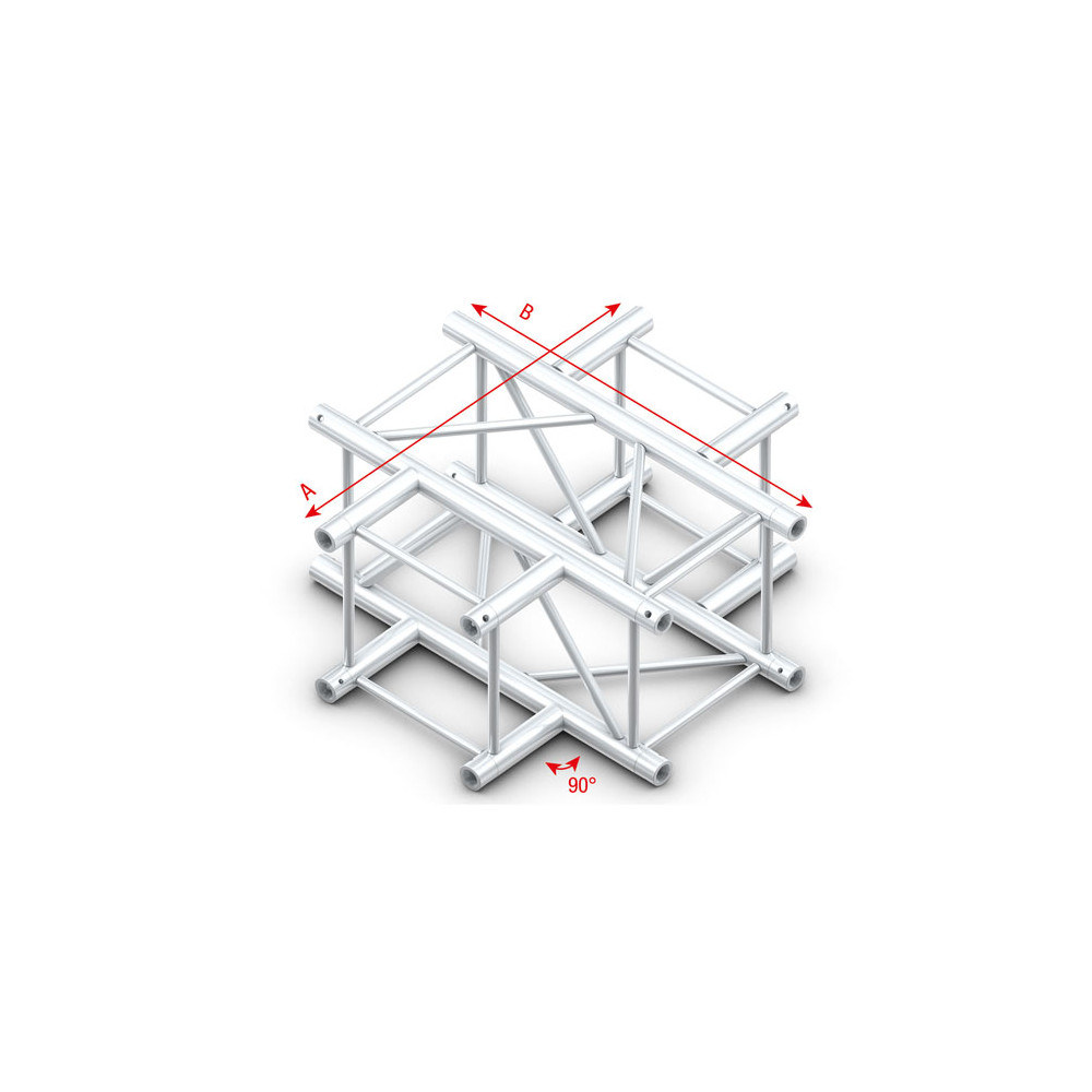 Pro-40 Square F Truss - Cross 4-way