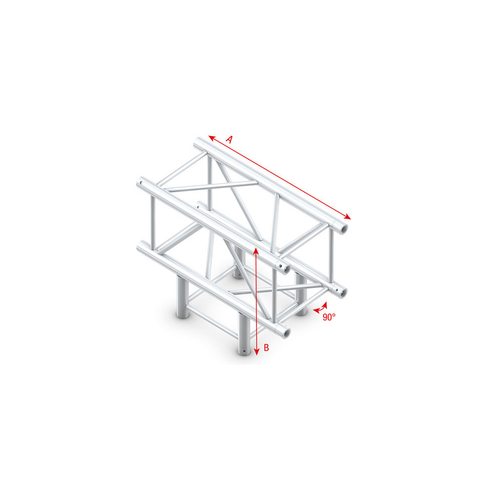 Pro-40 Square F Truss - T-Cross 3-way