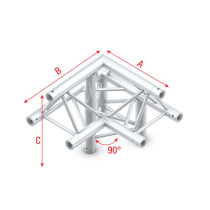 Pro-30 Triangle F Truss - Corner down right - apex up