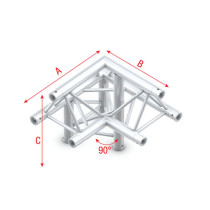 Pro-30 Triangle G Truss - Corner down left - apex up